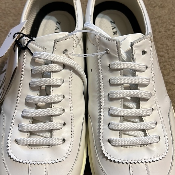 Zara | Leather sneakers - Picture 5 of 7